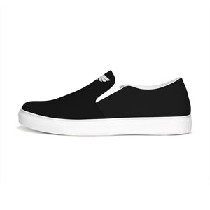 Men's Black Lifestyler Canvas Slip-On Casual Shoe FIND YOUR COAST CO