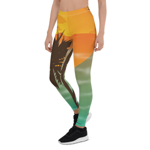 Women's All Day Comfort Original Sunset Full Length Leggings FIND YOUR COAST CO