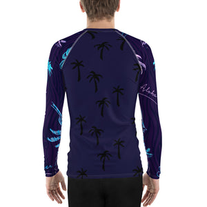 Men's Find Your Coast Aloha Adventure Performance Rash Guard UPF 40+ FIND YOUR COAST CO