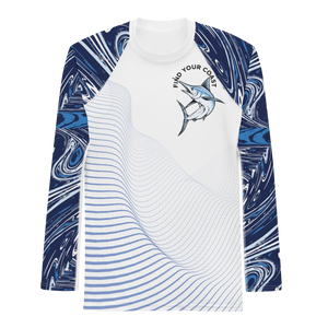 Men's Offshore Fishing Performance UPF Rash Guard FIND YOUR COAST CO