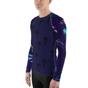Men's Find Your Coast Aloha Adventure Performance Rash Guard UPF 40+ FIND YOUR COAST CO
