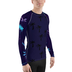 Men's Find Your Coast Aloha Adventure Performance Rash Guard UPF 40+ FIND YOUR COAST CO
