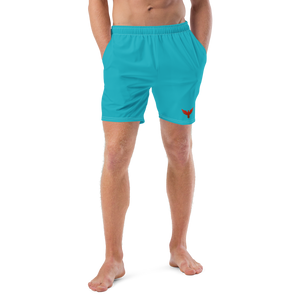 Men's Classic Teal Recycled Mid-Length UPF 50+ Swim Shorts FIND YOUR COAST  CO