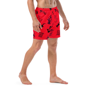 Men's FYC Parade Recycled Mid-Length UPF 50+ Swim Shorts FIND YOUR COAST CO