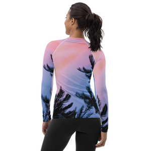 Women's Sunset Surf Performance Rash Guard UPF 40+ FIND YOUR COAST CO