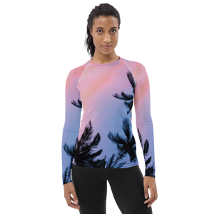 Women's Sunset Surf Performance Rash Guard UPF 40+ FIND YOUR COAST CO