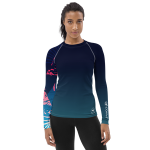 Women's Victory Sleeve Performance Rash Guard UPF 40+ FIND YOUR COAST CO