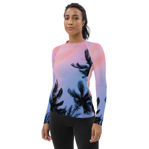 Women's Sunset Surf Performance Rash Guard UPF 40+ FIND YOUR COAST CO