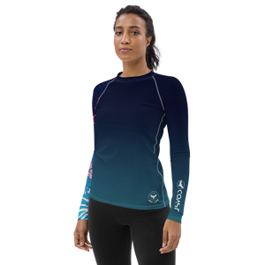 Women's Victory Sleeve Performance Rash Guard UPF 40+ FIND YOUR COAST CO