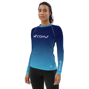 Women's Ocean Fade Sleeve Performance Rash Guard UPF 40+ FIND YOUR COAST  CO