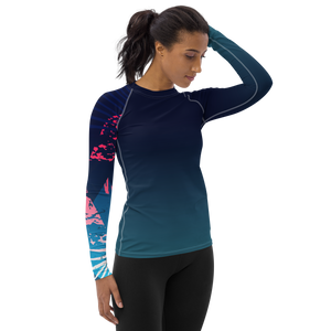 Women's Victory Sleeve Performance Rash Guard UPF 40+ FIND YOUR COAST CO
