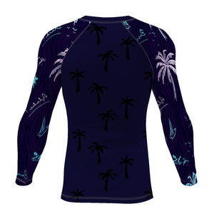Men's Find Your Coast Aloha Adventure Performance Rash Guard UPF 40+ FIND YOUR COAST CO