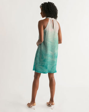 Women's FYC Supply Co. Bottoms Up Casual Halter Dress FIND YOUR COAST CO