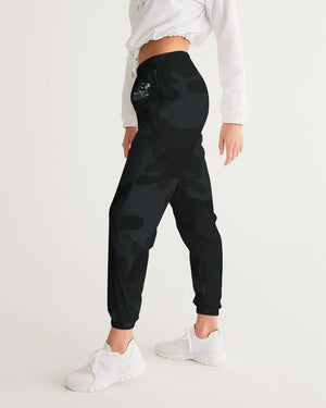 Women's Lightweight Black Camo Track Pants FIND YOUR COAST CO