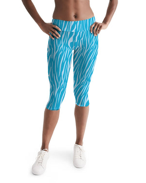 Women's Active Comfort Sea Bay Mid-Rise Capri Leggings FIND YOUR COAST CO