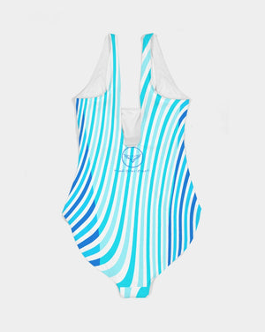 Women's Wave Places Padded UPF 50 One-Piece Swimsuit FIND YOUR COAST CO