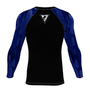 Men's Blue Coast Sleeve Performance Rash Guard UPF 40+ FIND YOUR COAST CO