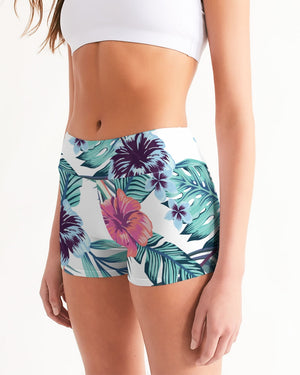 Women's Active Comfort Tropics Mid-Rise Yoga Shorts FIND YOUR COAST CO