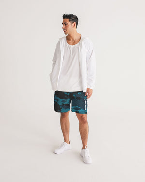 Men's Coast Camo Lightweight Windbreaker Jogger Shorts FIND YOUR COAST CO