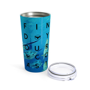 FYC Stainless Steel Offshore Fishing 20 oz Travel Tumbler FIND YOUR COAST CO