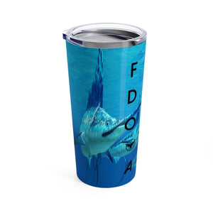 FYC Stainless Steel Offshore Fishing 20 oz Travel Tumbler FIND YOUR COAST CO