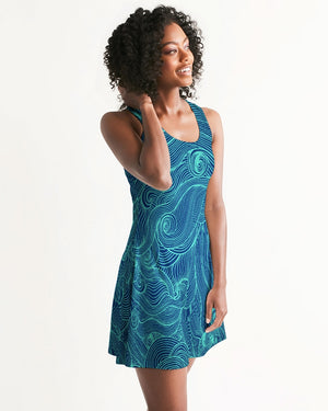 Women's Tidal Times Fun and Flirty Racerback Dress FIND YOUR COAST CO