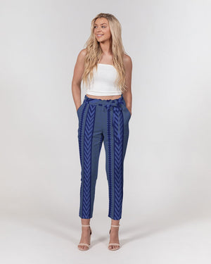 Women's Double Standard Belted Tapered Pants FIND YOUR COAST CO