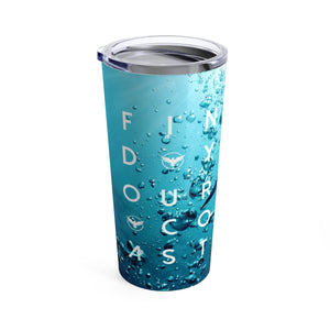 FYC Stainless Steel Pacific Blue Marlin 20 oz Tumbler FIND YOUR COAST  CO