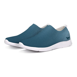 Men's Lightweight Athletic Blue Hyper Drive Flyknit Slip-On Shoes FIND YOUR COAST CO