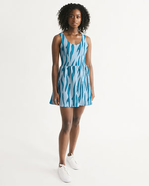 Women's Energizer Scoop Neck Casual and Fun Skater Dress FIND YOUR COAST CO