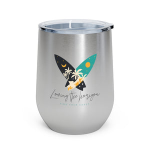 Loving the Horizon FYC 12oz Insulated Wine Tumbler FIND YOUR COAST  CO