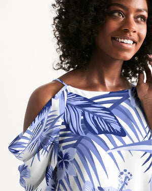 Women's Pacific Supply Open Shoulder A-Line Dress FIND YOUR COAST CO