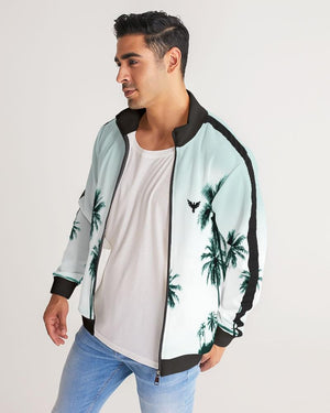 Men's Palm Made Track Jacket w/Striped-Sleeve FIND YOUR COAST CO