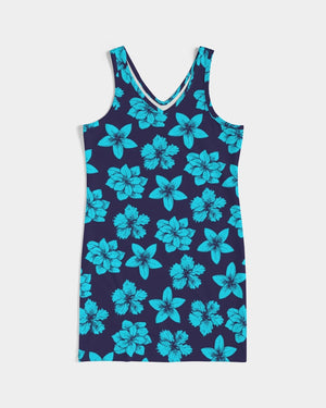 Find Your Coast® Rib Knit V Neck Mini Dress