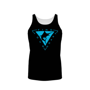 Men's Blue Coast Fishing Active Tank Top FIND YOUR COAST CO