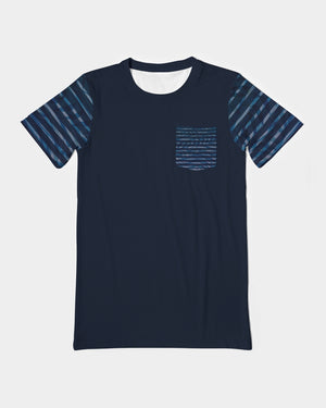 Everyday Tropical Stripes Pocket Tee