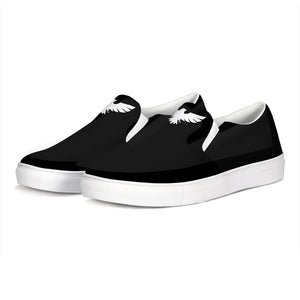 Men's Black Lifestyler Canvas Slip-On Casual Shoe FIND YOUR COAST CO