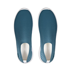 Men's Lightweight Athletic Blue Hyper Drive Flyknit Slip-On Shoes FIND YOUR COAST CO