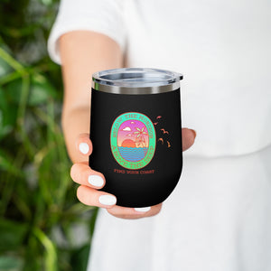 Below the Horizon FYC 12oz Insulated Wine Tumbler FIND YOUR COAST CO