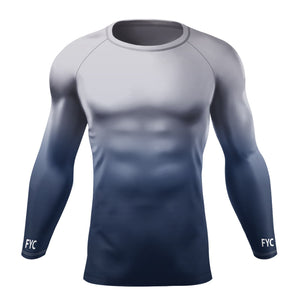 Men's Faded Performance Rash Guard UPF 40+ FIND YOUR COAST CO