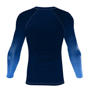 Men's FYC Faded Sleeve Performance Rash Guard UPF 40 FIND YOUR COAST CO