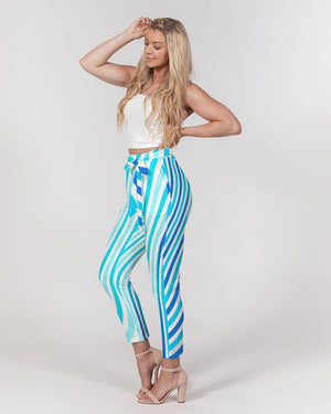 Women's Wave Places Belted Tapered Pants FIND YOUR COAST CO