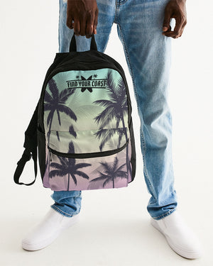 Find Your Coast Palm Paradise Small Canvas Backpack FIND YOUR COAST CO