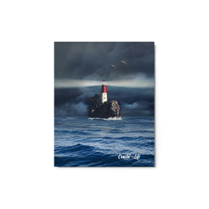 Coastal Life® Lighthouse on Glossy Metal Print
