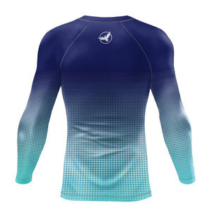 Men's Faded Hyper Drive Sleeve Performance Rash Guard UPF 40+ FIND YOUR COAST CO