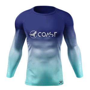 Men's Faded Hyper Drive Sleeve Performance Rash Guard UPF 40+ FIND YOUR COAST CO