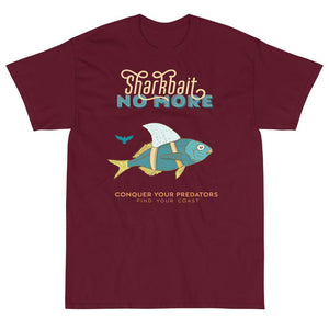 Men's Shark Bait No More Thick Cotton Short Sleeve Tees FIND YOUR COAST CO