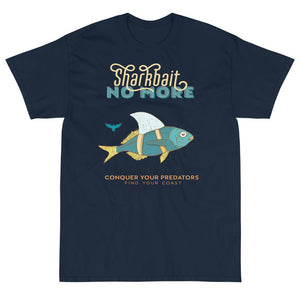 Men's Shark Bait No More Thick Cotton Short Sleeve Tees FIND YOUR COAST CO
