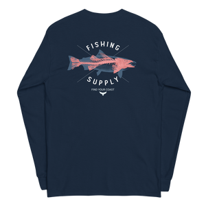 Men’s Fishing Supply Long Sleeve Cotton Shirts FIND YOUR COAST CO