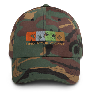 Find Your Coast Palm Season Unstructured Sport Hat (Black, Navy, Camo) FIND YOUR COAST CO